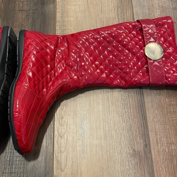 Primigi Red Quilted patent leather boots size 36/5.5 - Picture 10 of 15
